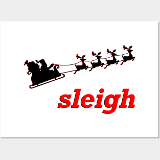 Sleigh Posters and Art